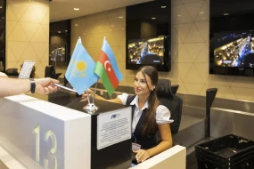 AZAL Bakıdan Aktöbəyə ilk reysini həyata keçirdi -  FOTO