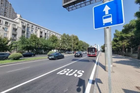 Bakıda daha 2 küçədə avtobus zolağı təşkil edilir