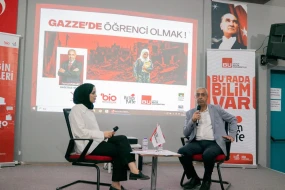 Antalya Belek Universitetində \"Qəzza üçün Elm Kafesi\" tədbiri keçirildi - FOTOLAR