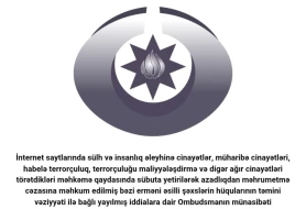 \"Erməniəsilli məhkumların hüquqları ayrı-seçkiliyə yol verilmədən təmin edilir\"&nbsp;