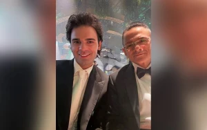Mədət Quliyev oğlu ilə toyda - FOTO