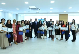 Xankəndi Şəhəri Günü çərçivəsində Türk dünyası qadın rəssamlarının sərgisi təşkil olundu - FOTOLAR