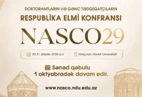 Doktorantların və gənc tədqiqatçıların 29-cu Respublika elmi konfransı keçiriləcək 