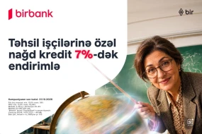 Təhsil işçilərinə nağd pul kreditində 7%-dək endirim&nbsp;