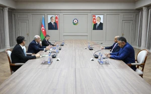 Əli Əsədov Beynəlxalq Üzgüçülük Federasiyasının prezidenti ilə görüşdü