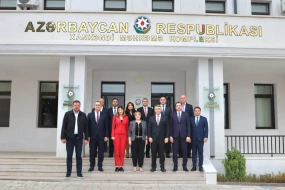 Gürcüstan Ali Məhkəməsinin sədri Xankəndi Məhkəmə Kompleksində oldu