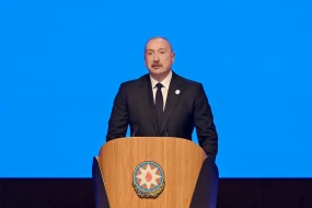 \"İlk dəfədir qurultayımız Azərbaycan öz ərazi bütövlüyünü və suverenliyini tam bərpa edəndən sonra keçirilir\" -&nbsp;Prezident