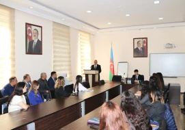 Ədliyyə Akademiyasında vəkilliyə namizədlərin icbari təlimi başladı - FOTOLAR