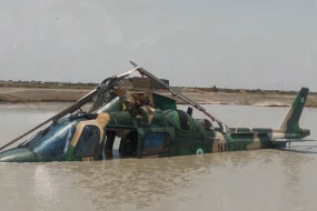 Nigeriyada helikopter qəzaya uğradı