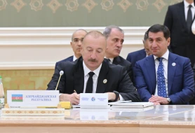 Türkmənbaşı şəhərində sənədlərin imzalanması mərasimi oldu