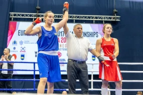 Azərbaycanın 5 boksçusu Avropa çempionatının finalına yüksəldi - FOTOLAR