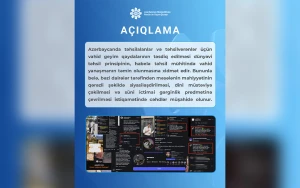 Media və Yayım Şurası çağırış edib: Vahid məktəbli forması ətrafında koordinasiyalı informasiya hücumu müşahidə olunur