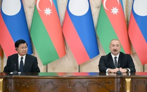 Prezidentlər mətbuata bəyanatlarla&nbsp;çıxış etdi - FOTOLAR