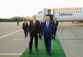 Emoməli Rəhmon Azərbaycanda səfərdədir - FOTO