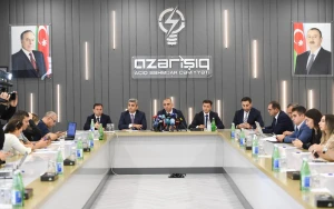 “Azərişıq”ın təşkilatçılığı ilə Ağdamda mətbuat konfransı keçirildi - FOTOLAR
