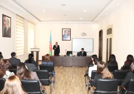 Anar Bağırov yeni təyin olunmuş hakimlər üçün icbari tədris keçdi - FOTOLAR