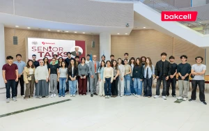 “Bakcell”in baş icraçı direktoru ADA Universitetinin tələbələri ilə görüşdü - FOTOLAR