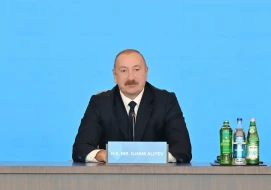 \"Biz Cənubi Qafqazda yeni bir vəziyyəti yaratmağa müvəffəq olduq\" - İlham Əliyev