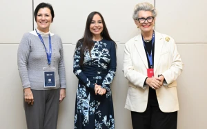 Leyla Əliyeva UNESCO-nun Baş direktorunun müavini ilə görüşdü