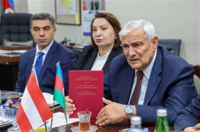 Avstriya səfiri ADU-nun qonağı oldu - FOTOLAR