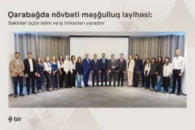 Bir ekosistemi Qarabağ sakinləri üçün yeni məşğulluq layihəsinə start verdi&nbsp;&nbsp;