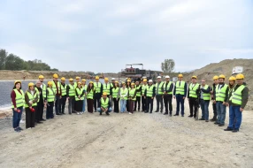 ADSEA Yengicə su anbarı və Şirvan suvarma kanalının tikintisi çərçivəsində mediatur təşkil etdi – FOTO/VİDEO