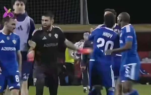 “Qarabağ”ın futbolçuları oyun zamanı dalaşdılar - VİDEO